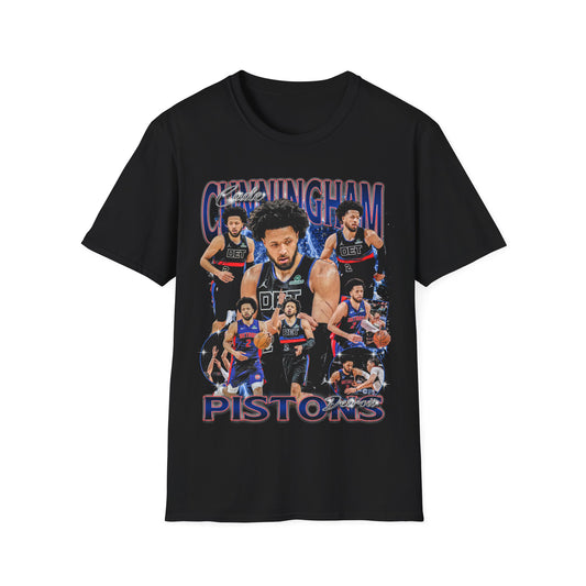Vintage 90s Basketball Bootleg Style T-Shirt, CADE CUNNIGHAM Retro Basketball Shirt Unisex Graphic Tee