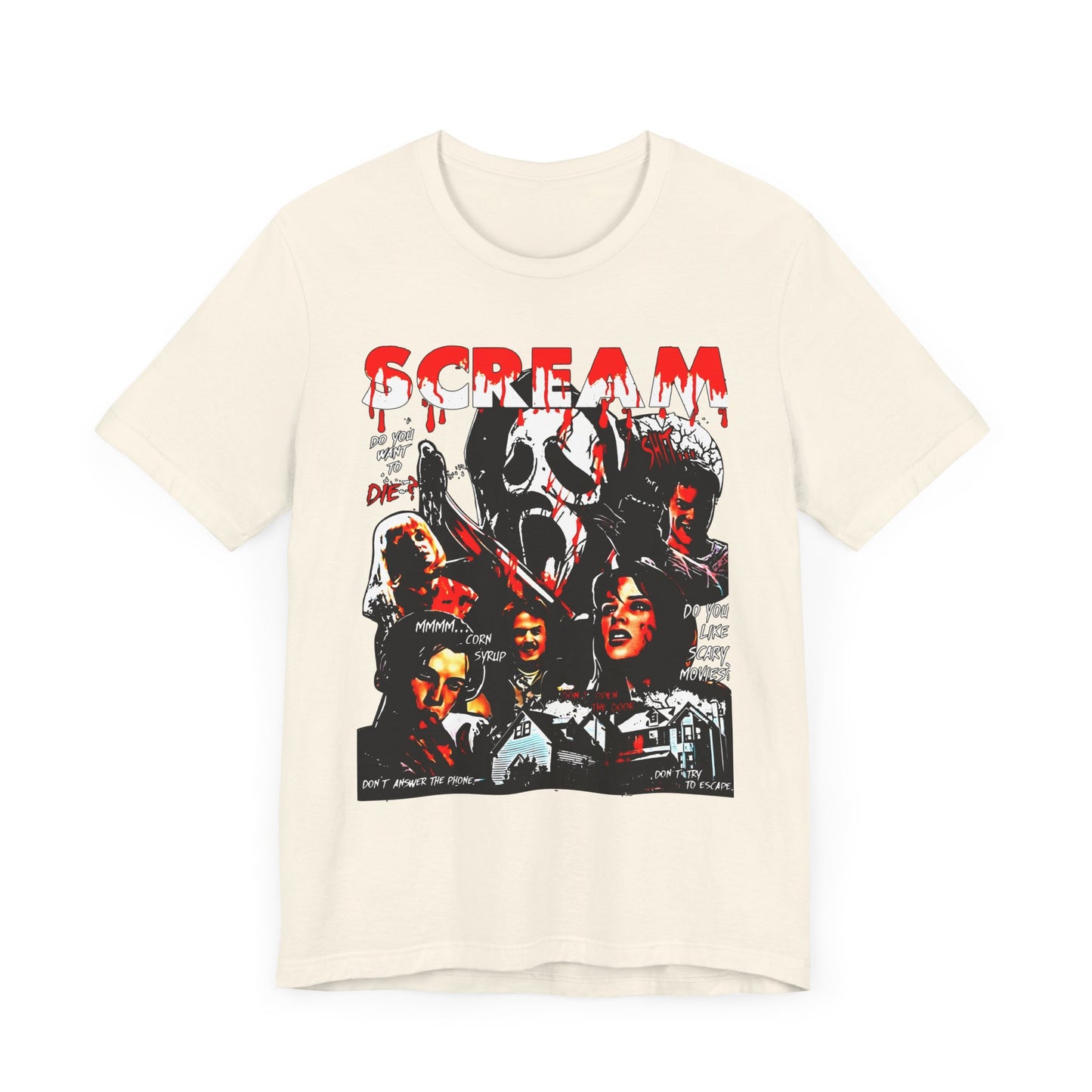 HALLOWEEN SCREAM PREMIUM Unisex Jersey Short Sleeve Tee