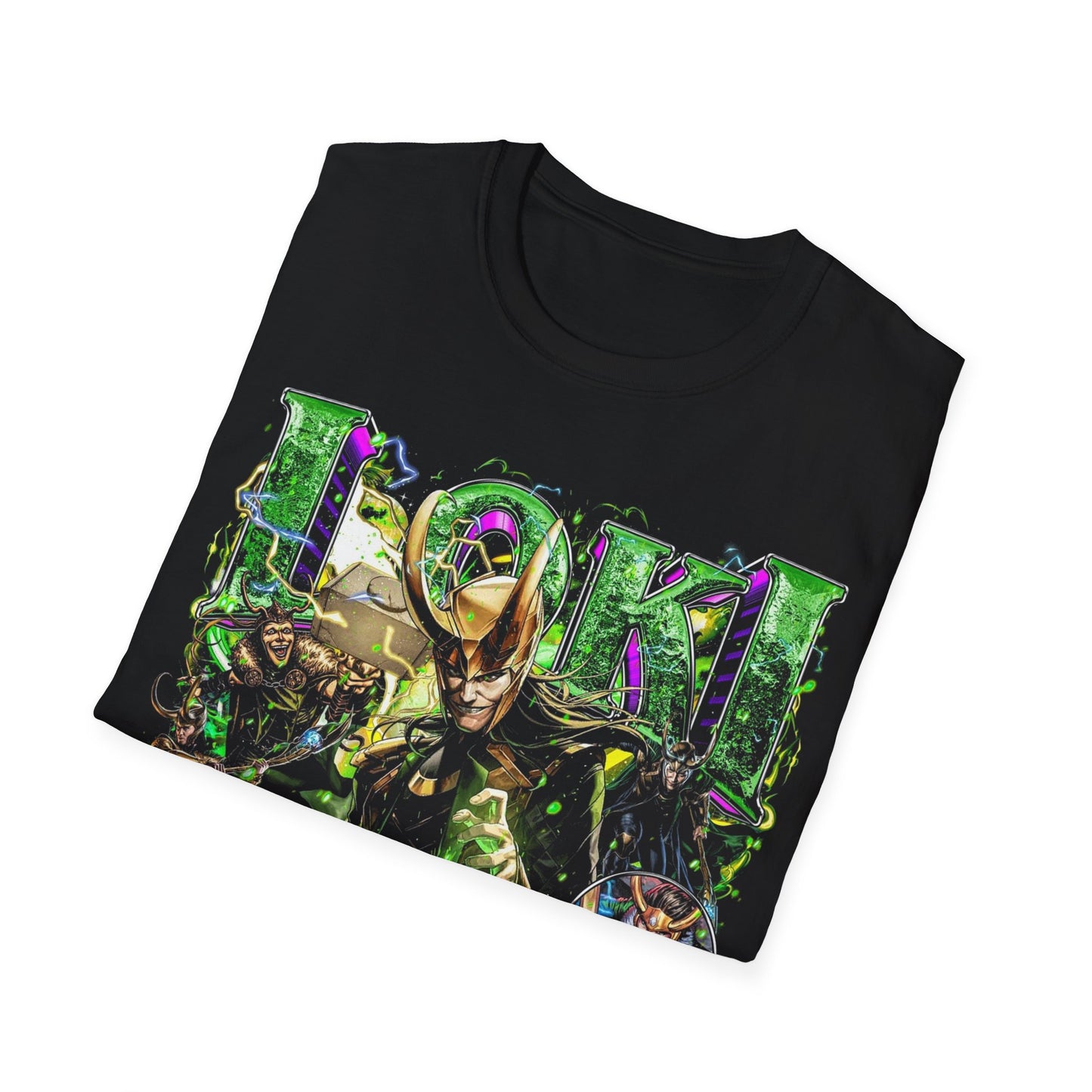 Vintage 90s Superheroes Bootleg Style T-Shirt, LOKI Retro Superheroes Shirt Unisex Graphic Tee