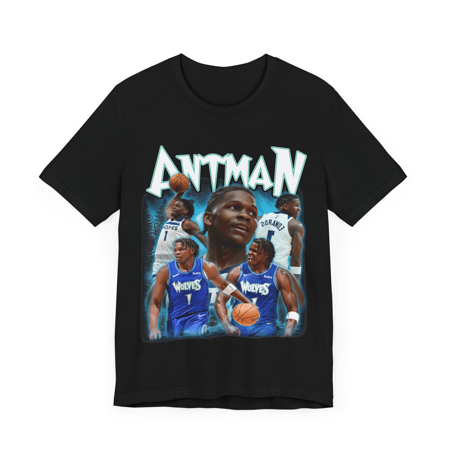Vintage 90s Basketball Bootleg Style T-Shirt, ANTHONY EDWARDS ANTMAN Unisex Tee