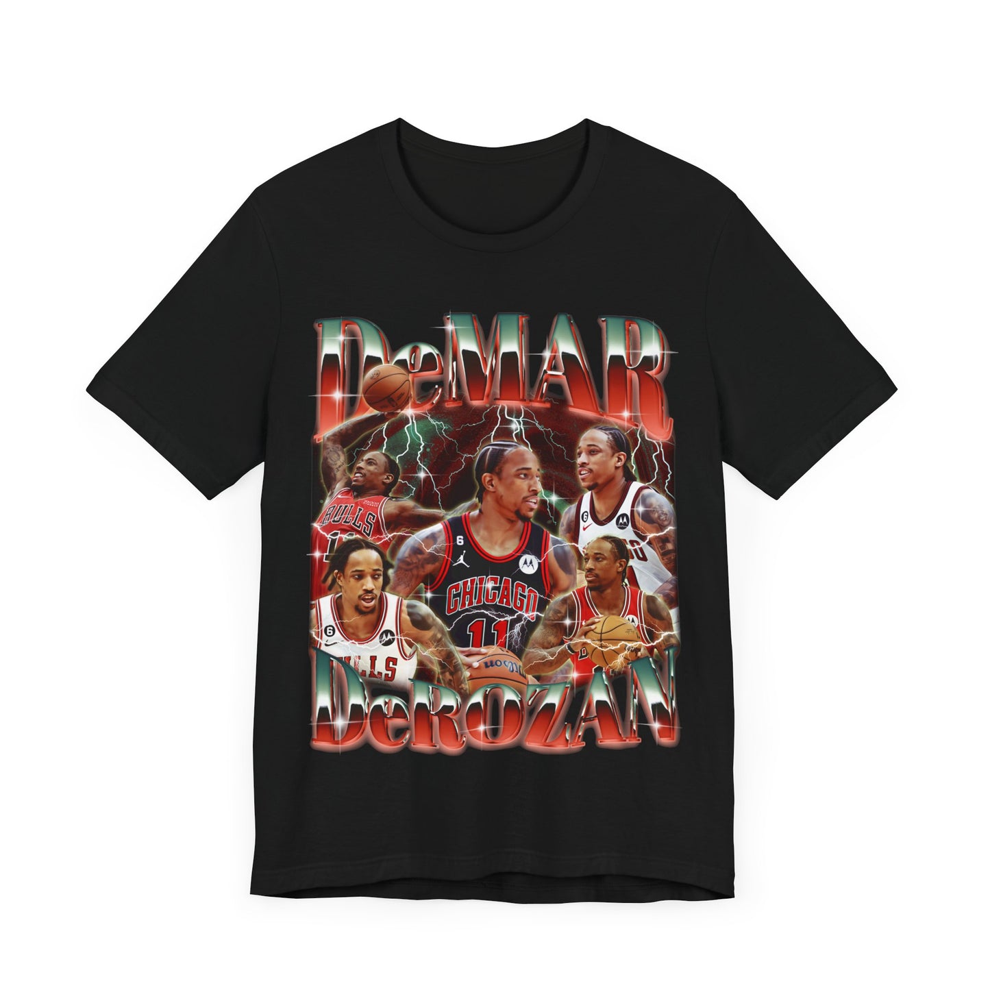 Vintage 90s Basketball Bootleg Style T-Shirt, DEMAR DEROZAN 11 Unisex Tee