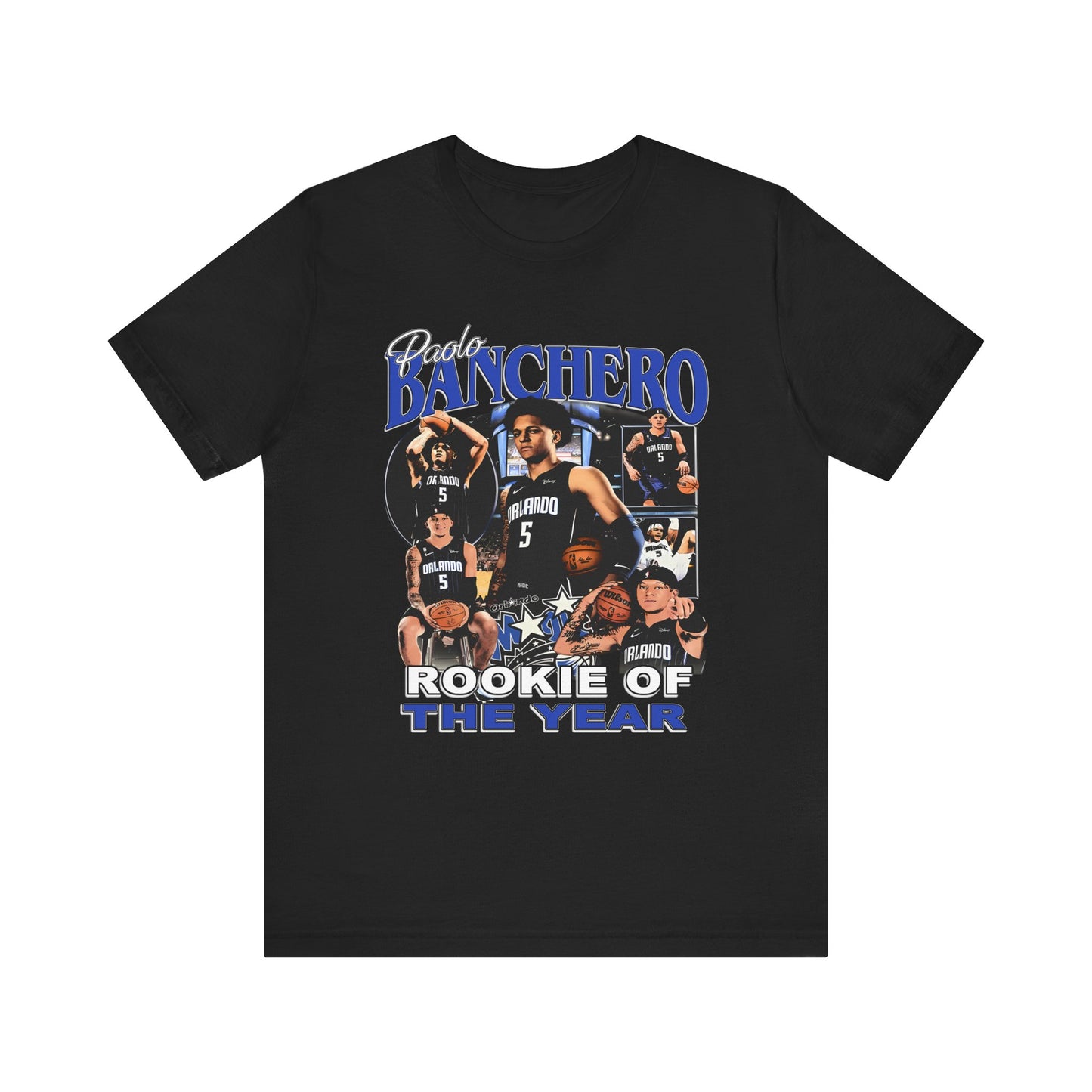 Vintage 90s Basketball Bootleg Style T-Shirt, PAOLO BANCHERO Unisex Tee Shirt
