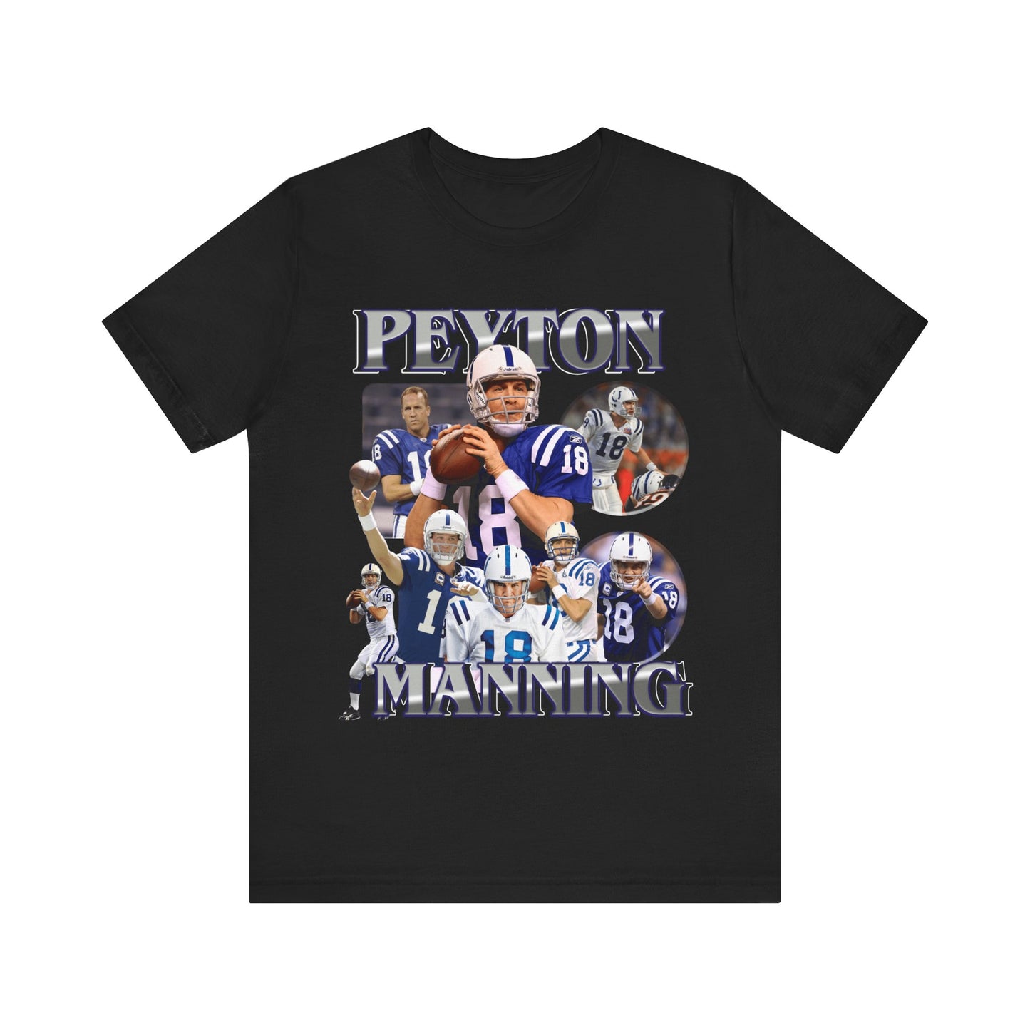 Vintage 90s Football Bootleg Style T-Shirt PEYTON MANNING Unisex Tee Shirt