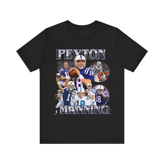 Vintage 90s Football Bootleg Style T-Shirt PEYTON MANNING Unisex Tee Shirt
