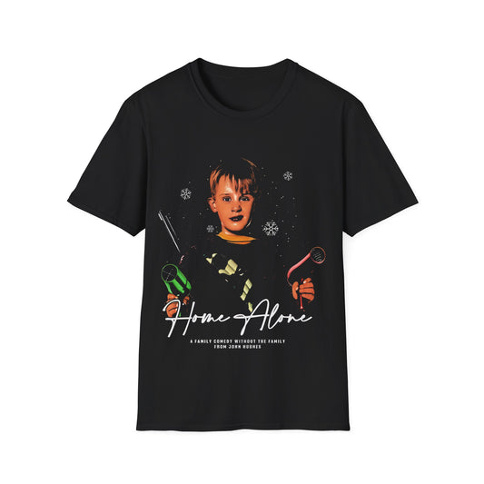 Vintage 90s Pop Culture Bootleg Style T-Shirt, HOME ALONE Retro Shirt Unisex Graphic Tee