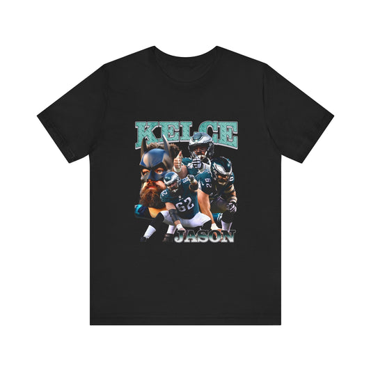 Vintage 90s Football Bootleg Style T-Shirt JASON KELCE Unisex Graphic Tee Shirt
