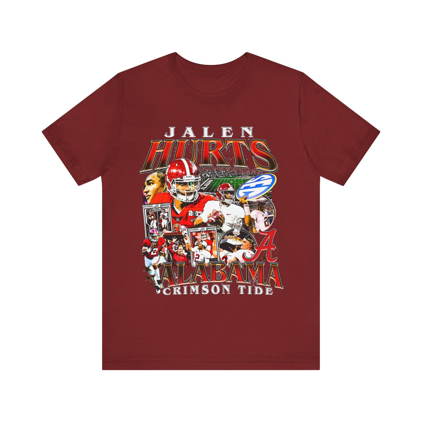 Vintage 90s Football Bootleg Style TShirt JALEN HURTS Unisex Graphic Tee Shirt