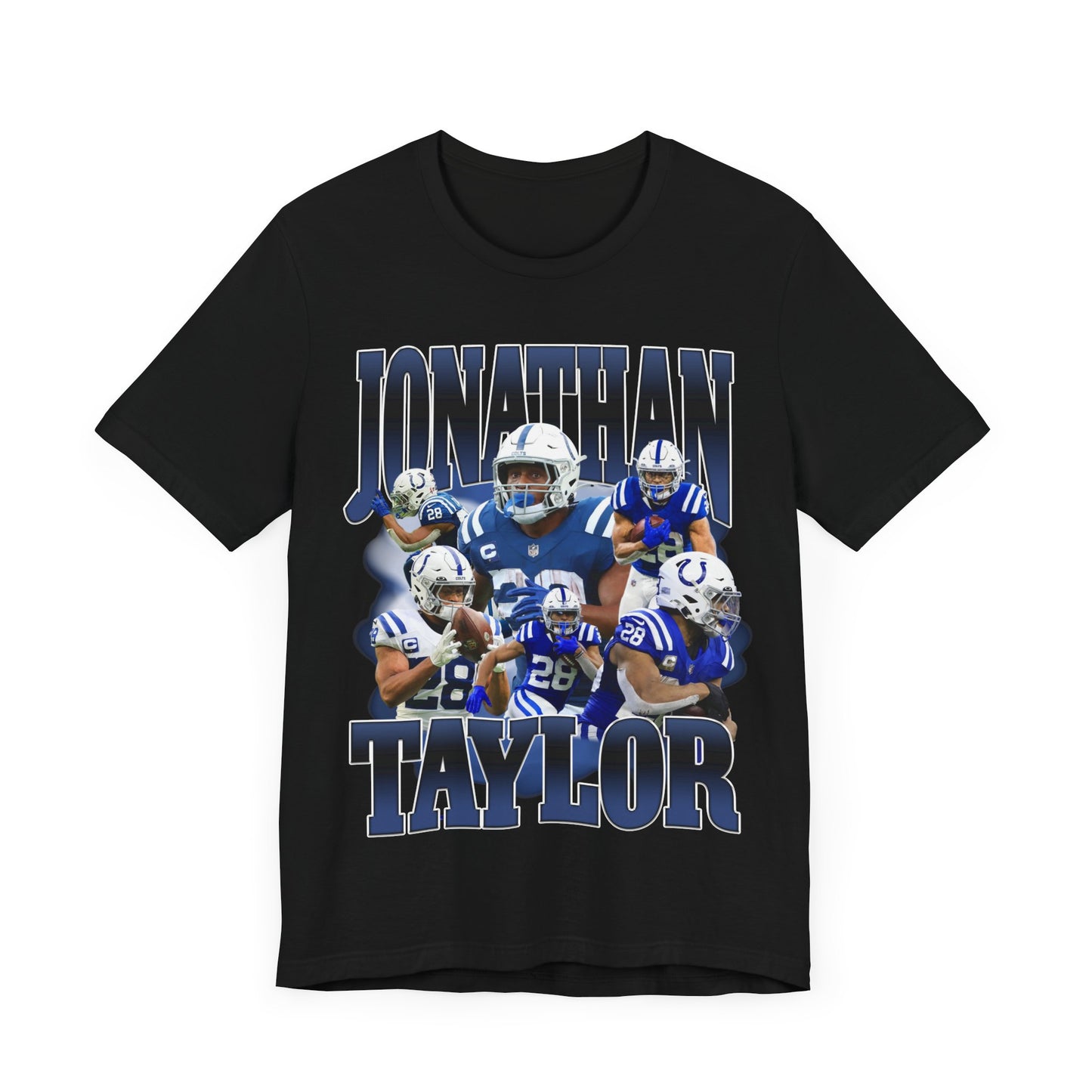 Vintage 90s Football Bootleg Style TShirt JOHNATHAN TAYLOR Unisex Graphic Tee