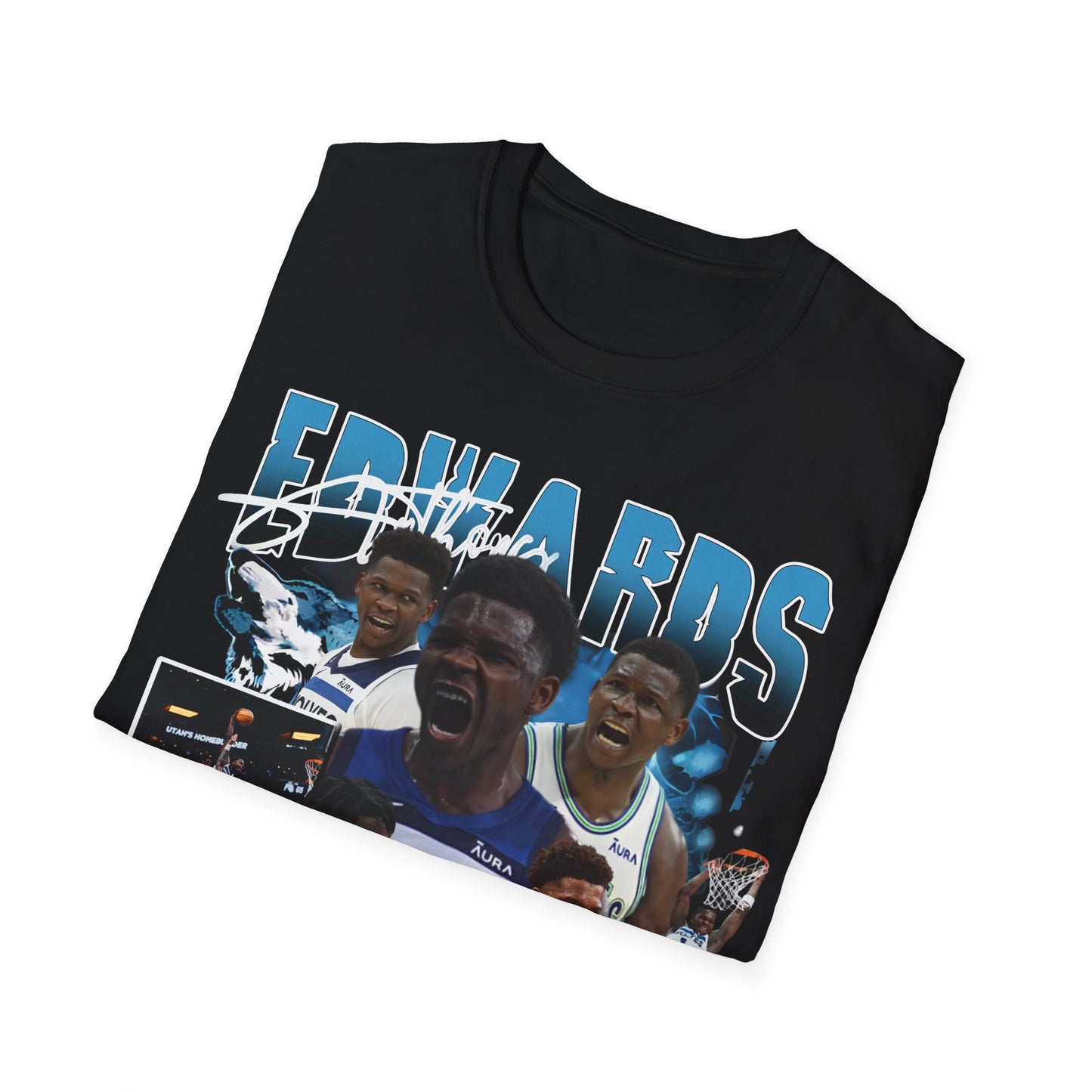 Vintage 90s Basketball Bootleg Style T-Shirt, ANTHONY ANT EDWARDS Graphic Tee, Retro Basketball Shirt Unisex Graphic Tee