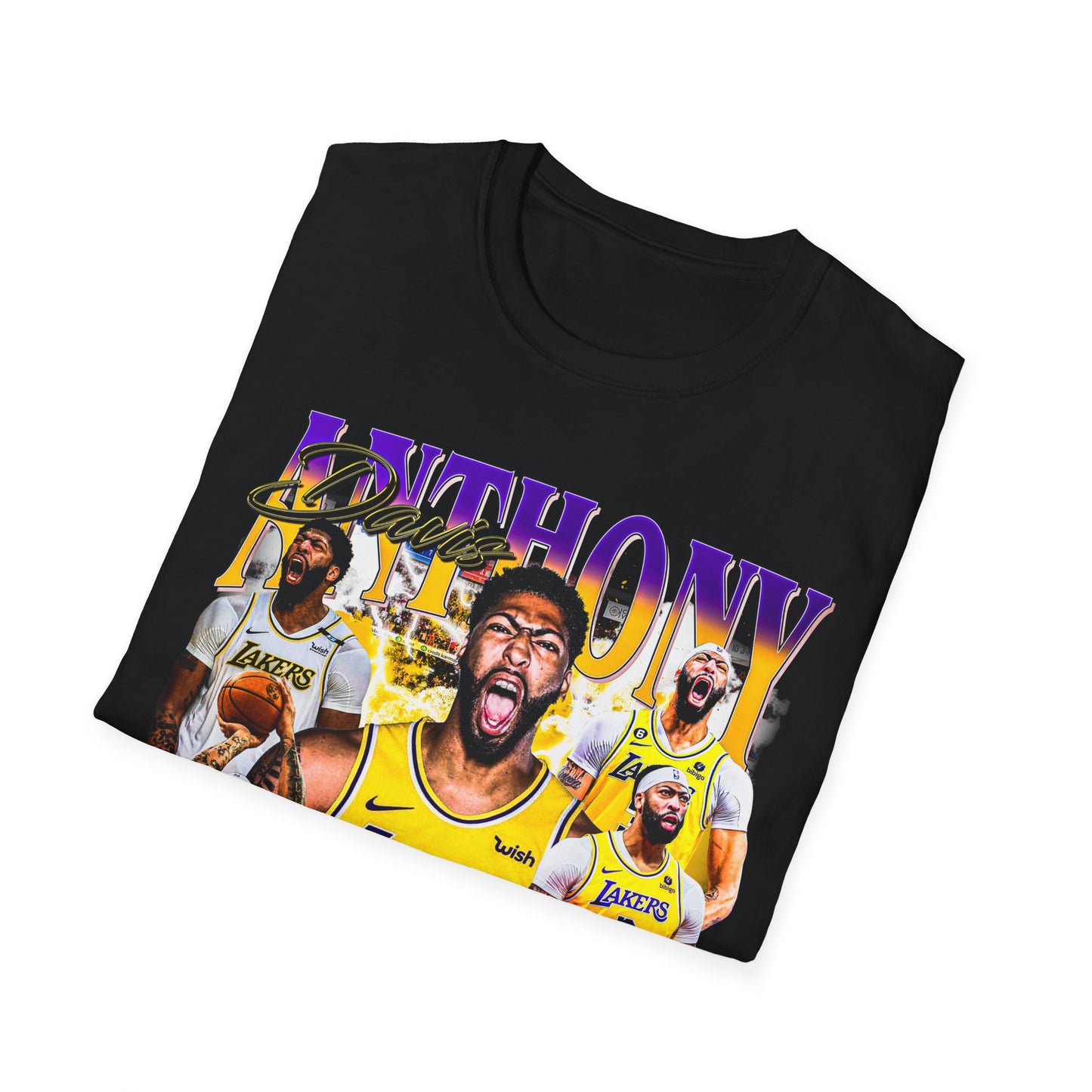 Vintage 90s Basketball Bootleg Style T-Shirt ANTHONY AD DAVIS Graphic Tee, Retro Basketball Shirt Unisex Graphic Tee