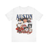 Vintage 90s Baseball Bootleg Style T-Shirt AUSTIN RILEY Unisex Graphic Tee Shirt