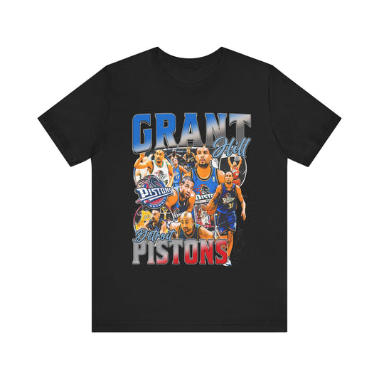 Vintage 90s Basketball Bootleg Style T-Shirt, GRANT HILL PISTON Unisex Tee