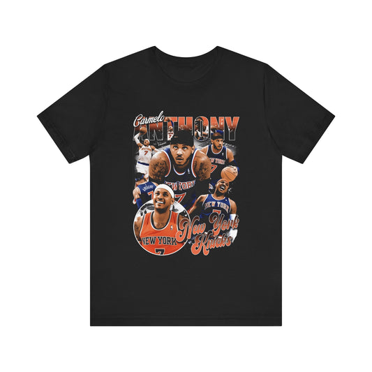 Vintage 90s Basketball Bootleg Style T-Shirt, CARMELO ANTHONY Knick Unisex Tee