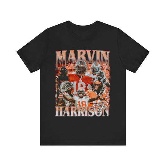 Vintage 90s Football Bootleg Style T-Shirt MARVIN HARRISON JR Unisex Graphic Tee
