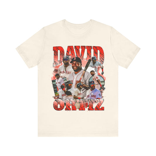 Vintage 90s Baseball Bootleg Style T-Shirt DAVID ORTIZ 90s Unisex Graphic Tee