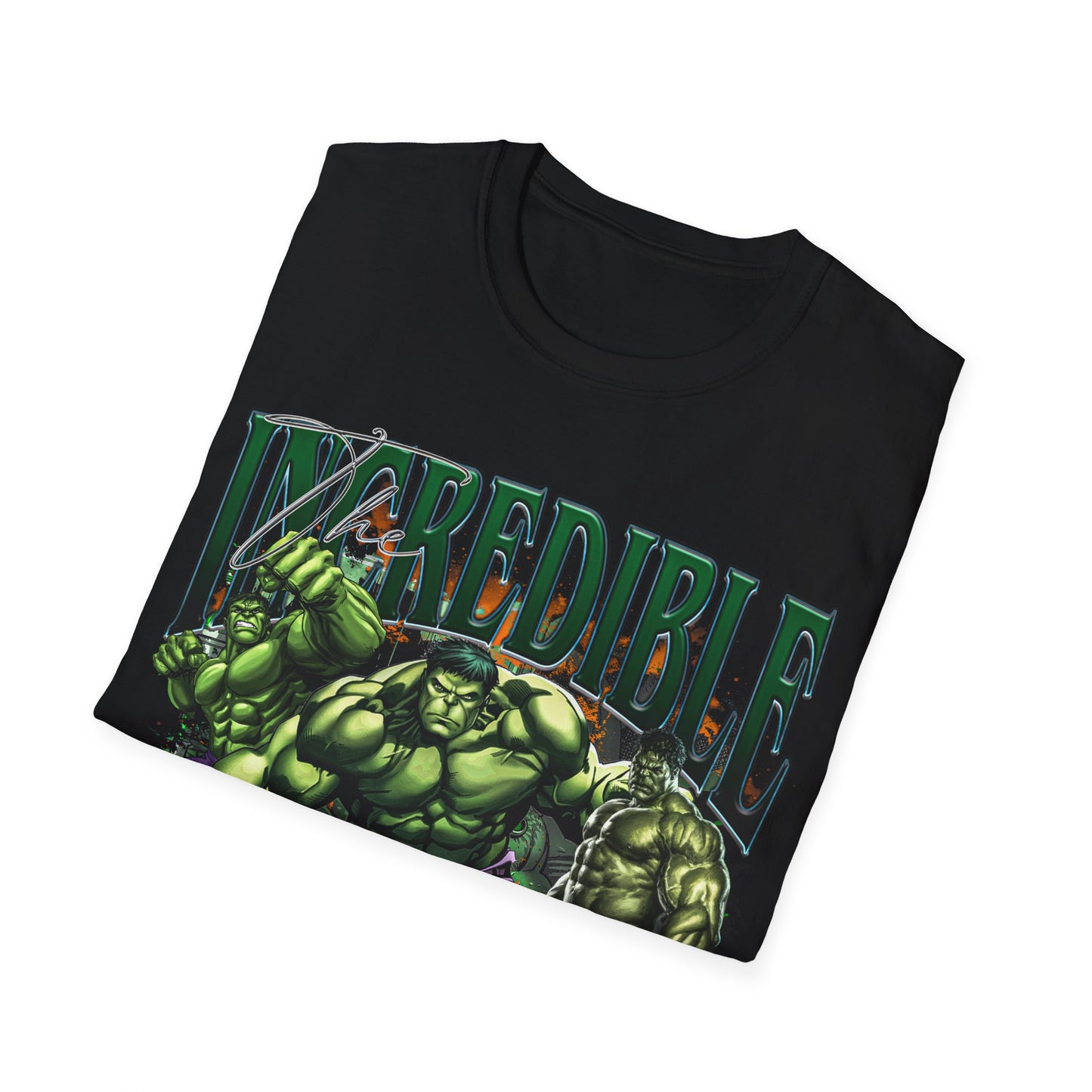 Vintage 90s Superheroes Bootleg Style T-Shirt, INCREDIBLE HULK Graphic Tee, Retro Superheroes Shirt Unisex Graphic Tee