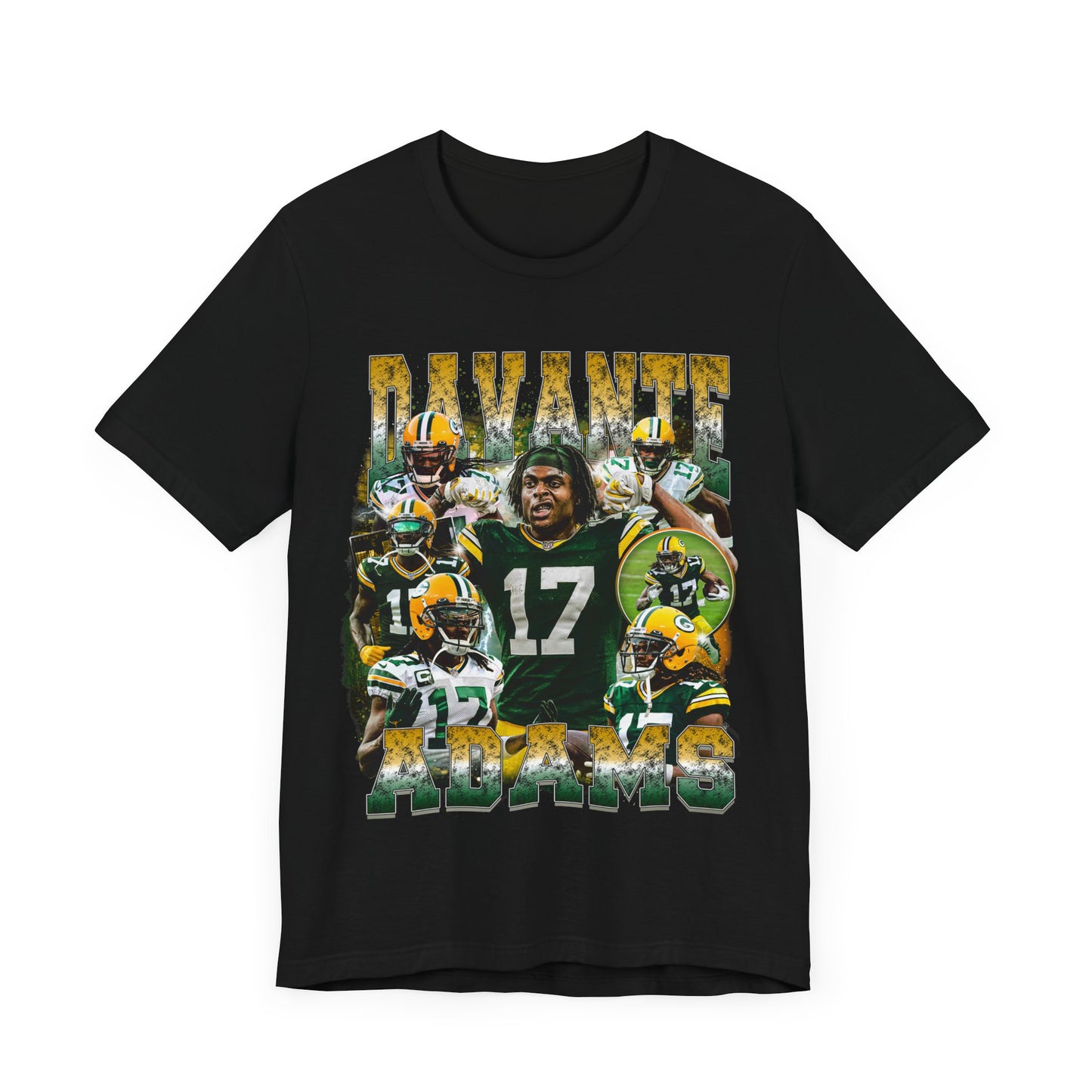 Vintage 90s Football Bootleg Style T-Shirt DAVANTE ADAMS GB Unisex Graphic Tee