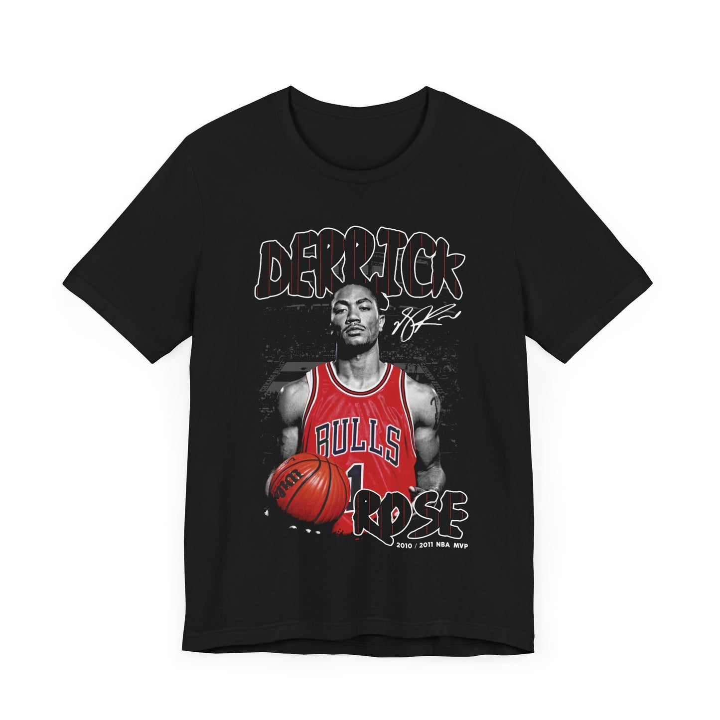 Vintage Bootleg Basketball 90s Style DERRICK ROSE Unisex Jersey Short Sleeve Tee
