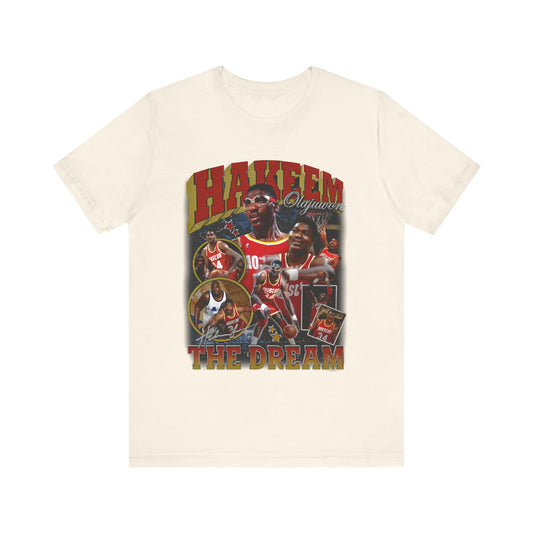 Vintage 90s Basketball Bootleg Style TShirt HAKEEM OLAJUWON Unisex Graphic Tee