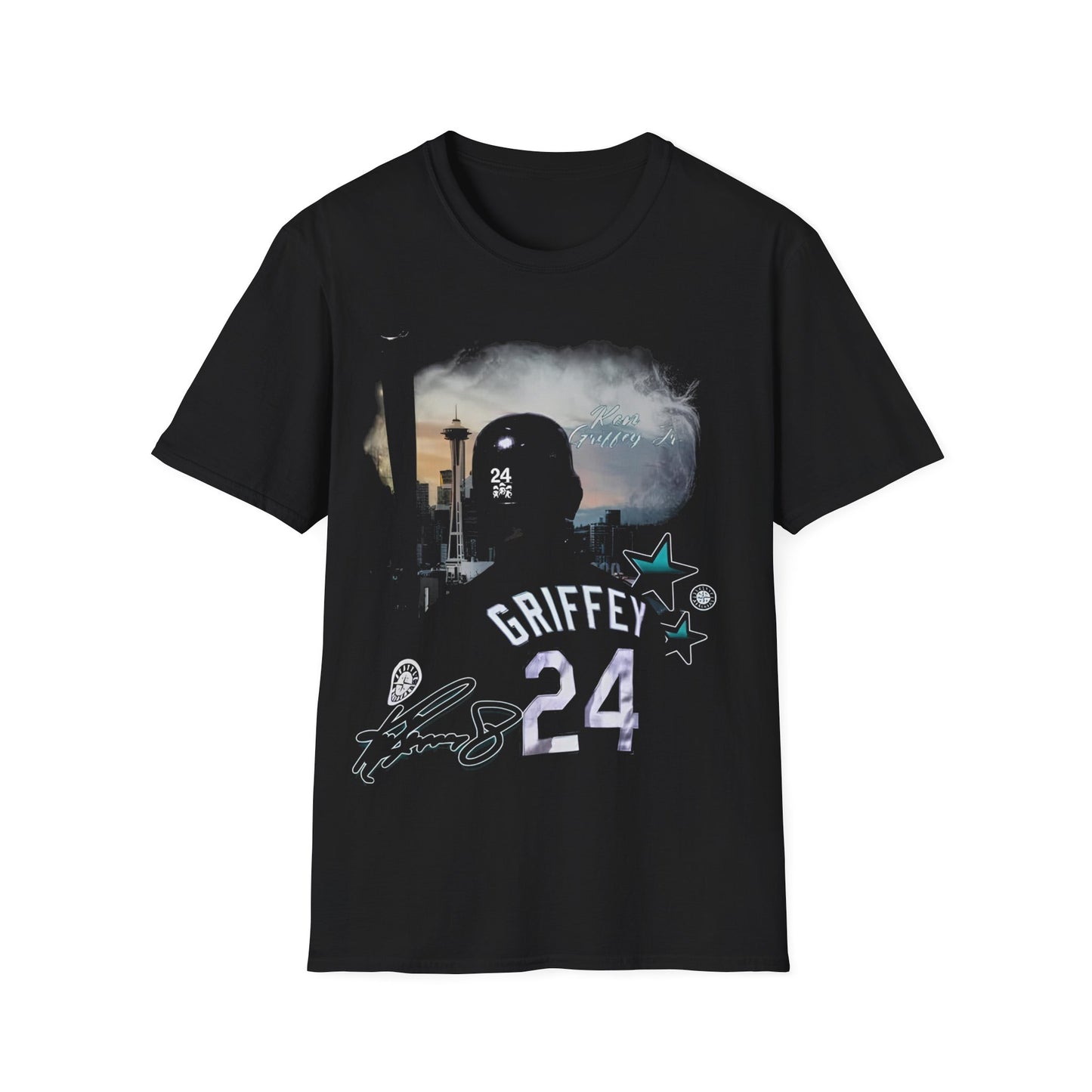 Vintage 90s Baseball Bootleg Style T-Shirt, KEN GRIFFEY JR Retro Baseball Shirt Unisex Graphic Tee