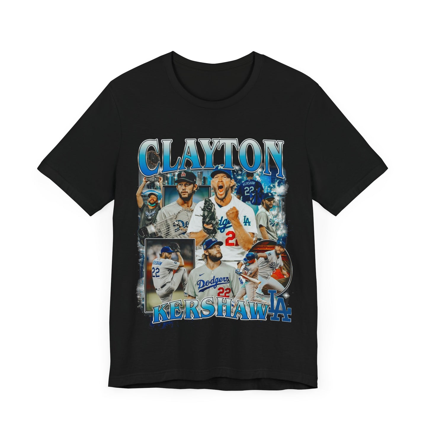 Vintage 90s Baseball Bootleg Style T-Shirt CLAYTON KERSHAW Unisex Graphic Tee