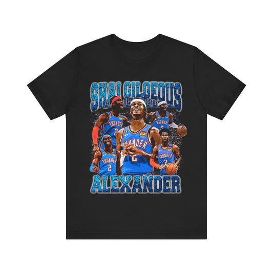 Vintage 90s Basketball Bootleg Style T-Shirt Shai Gilgeous-Alexander Unisex Tee