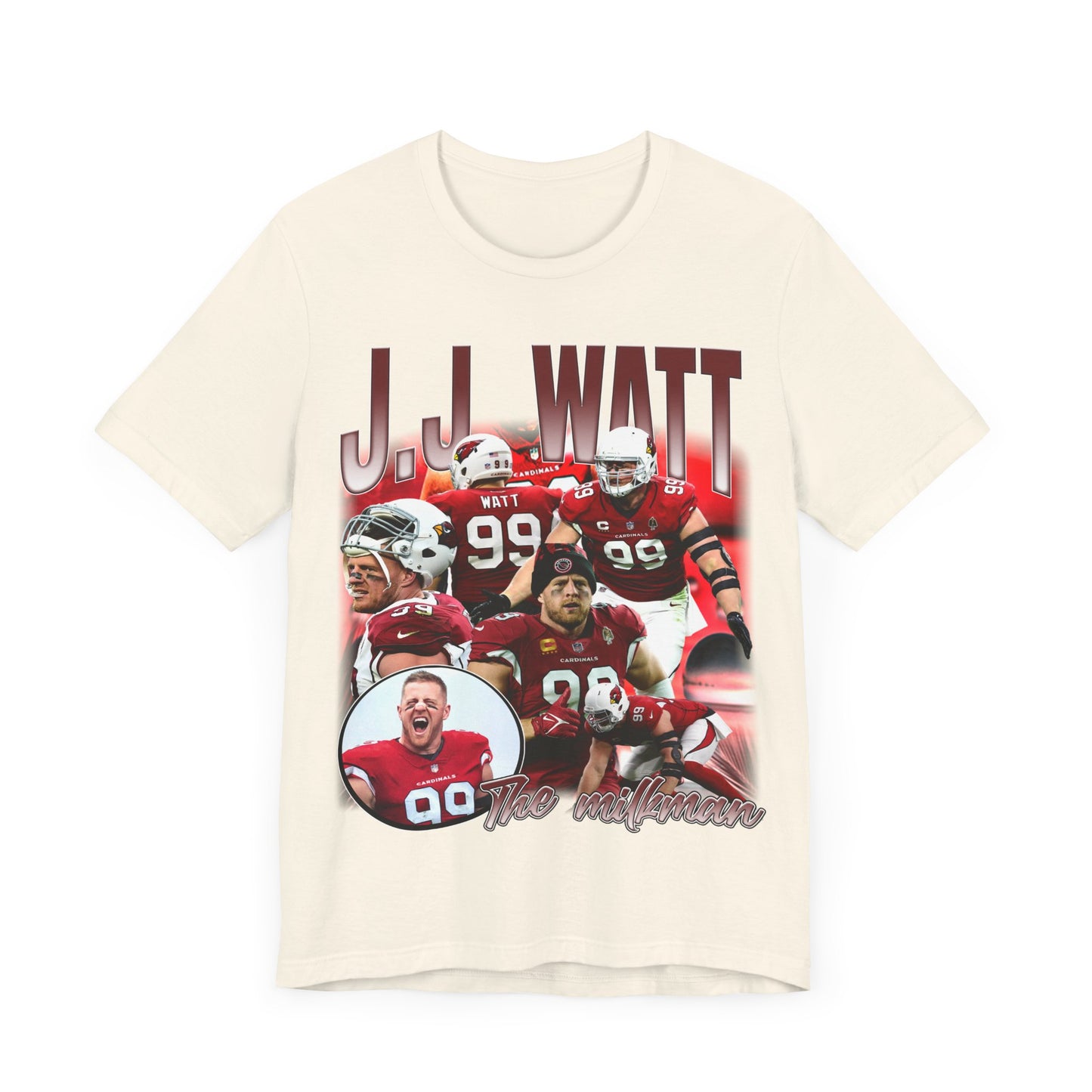 Vintage 90s Football Bootleg Style T-Shirt JJ WATT ARIZONA Unisex Graphic Tee