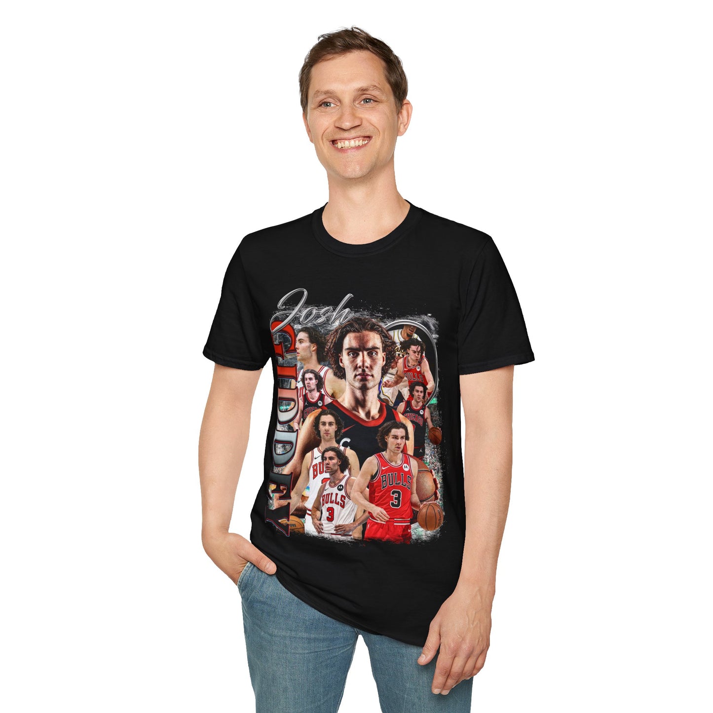 Vintage 90s Basketball Bootleg Style T-Shirt, JOSH GIDDEY Retro Basketball Shirt Unisex Graphic Tee
