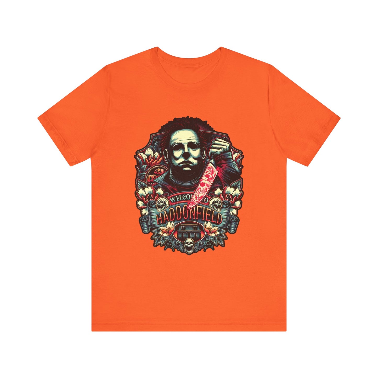 HALLOWEEN MICHAEL MYERS Vintage Unisex Jersey Short Sleeve Tee
