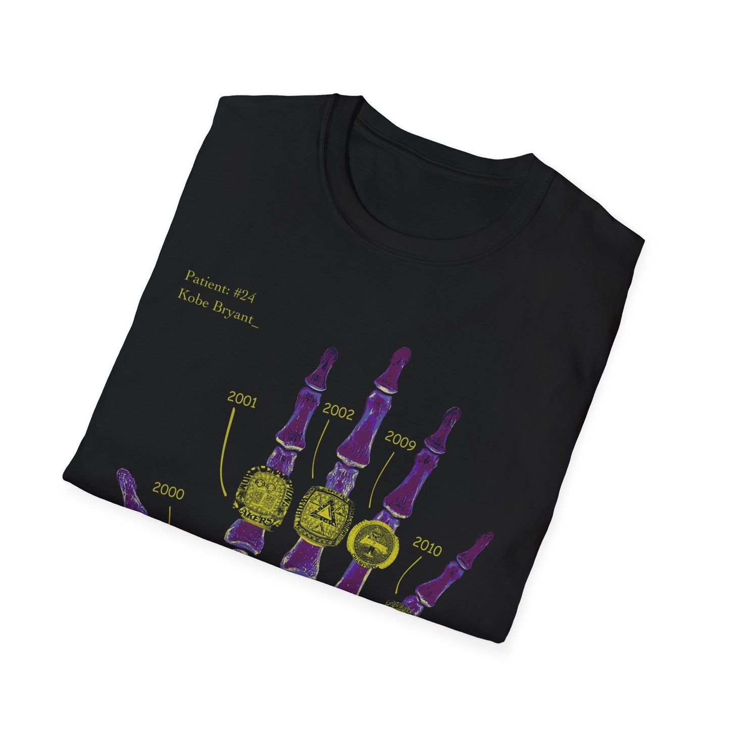 Vintage 90s Basketball Bootleg Style T-Shirt, KOBE RINGS Retro Basketball Shirt Unisex Graphic Tee