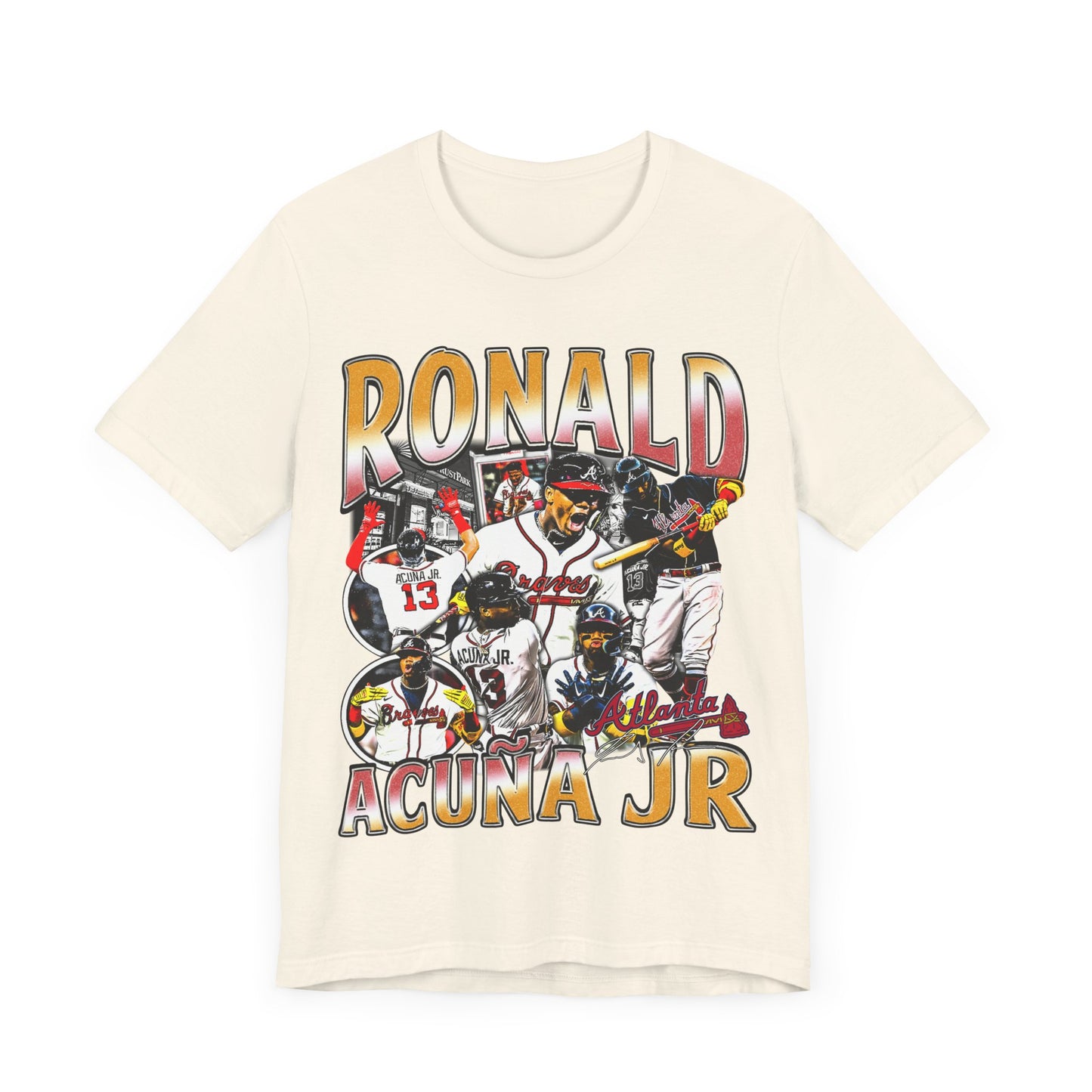 Vintage 90s Baseball Bootleg Style T-Shirt RONALD ACUNA JR Unisex Graphic Tee