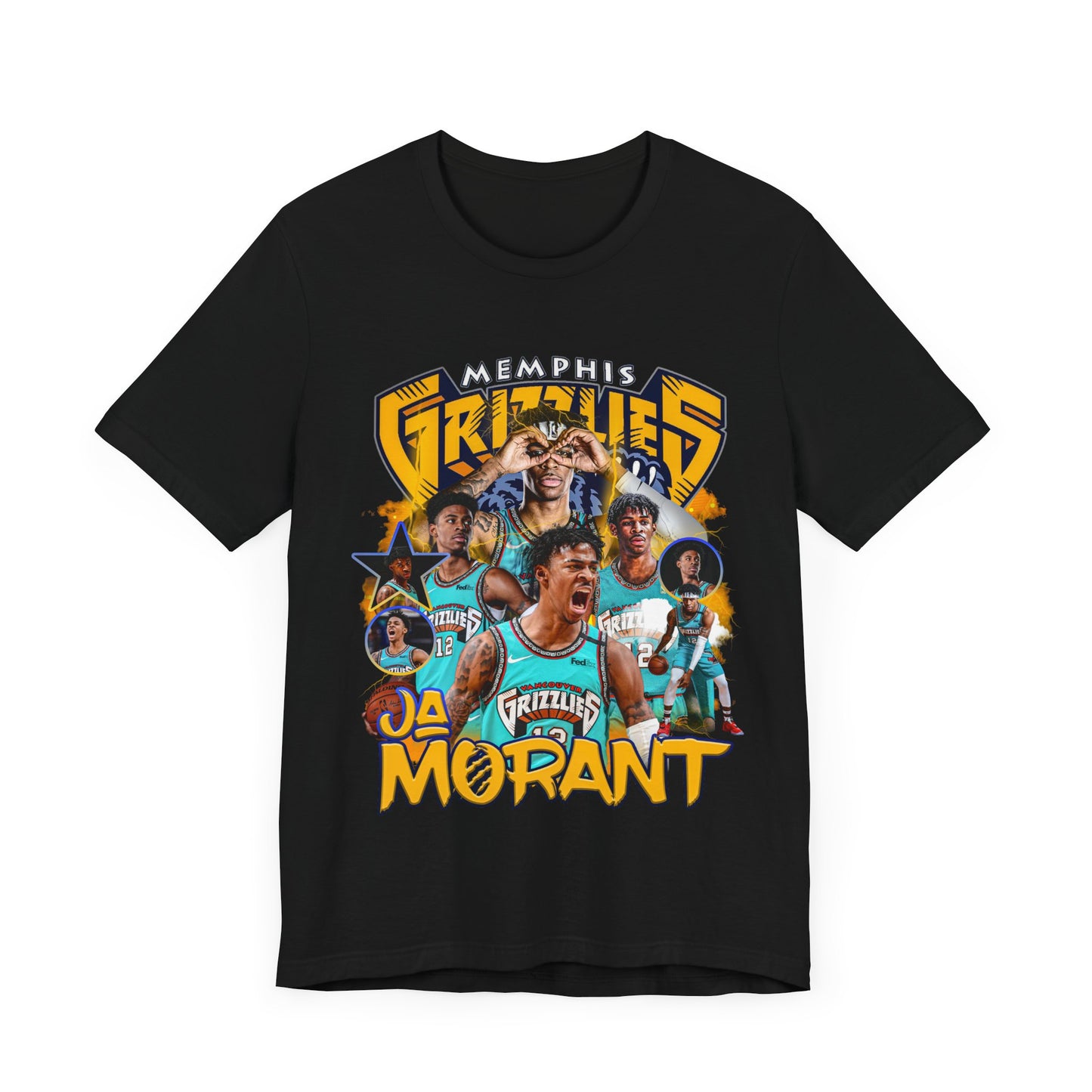 Vintage 90s Basketball Bootleg Style T-Shirt, JA MORANT Slash Unisex Tee