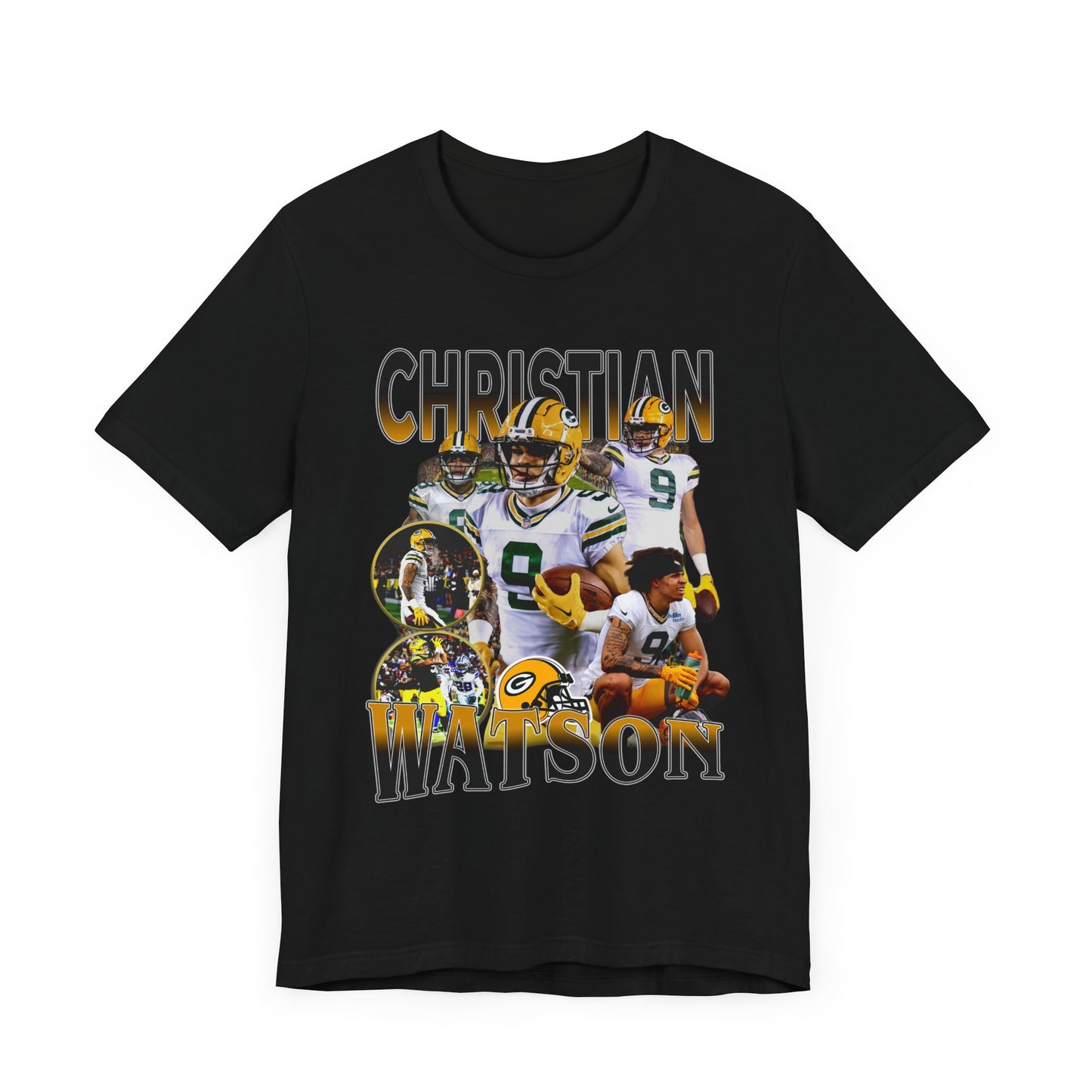 Vintage 90s Football Bootleg Style T-Shirt, CHRISTIAN WATSON Unisex Tee Shirt