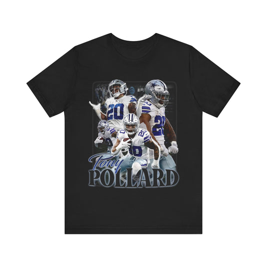 Vintage 90s Football Bootleg Style T-Shirt TONY POLLARD Unisex Graphic Tee Shirt