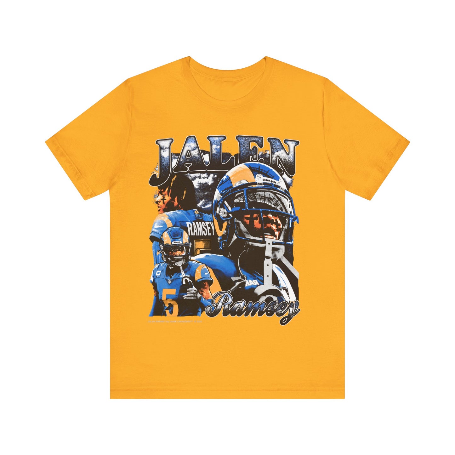 Vintage 90s Football Bootleg Style TShirt JALEN RAMSEY Unisex Graphic Tee Shirt