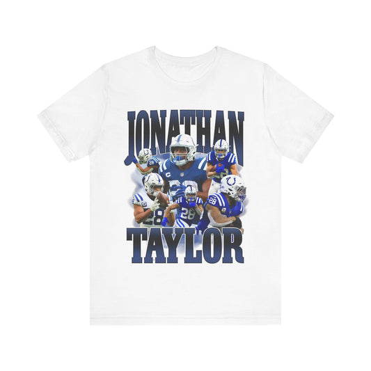 Vintage 90s Football Bootleg Style TShirt JOHNATHAN TAYLOR Unisex Graphic Tee