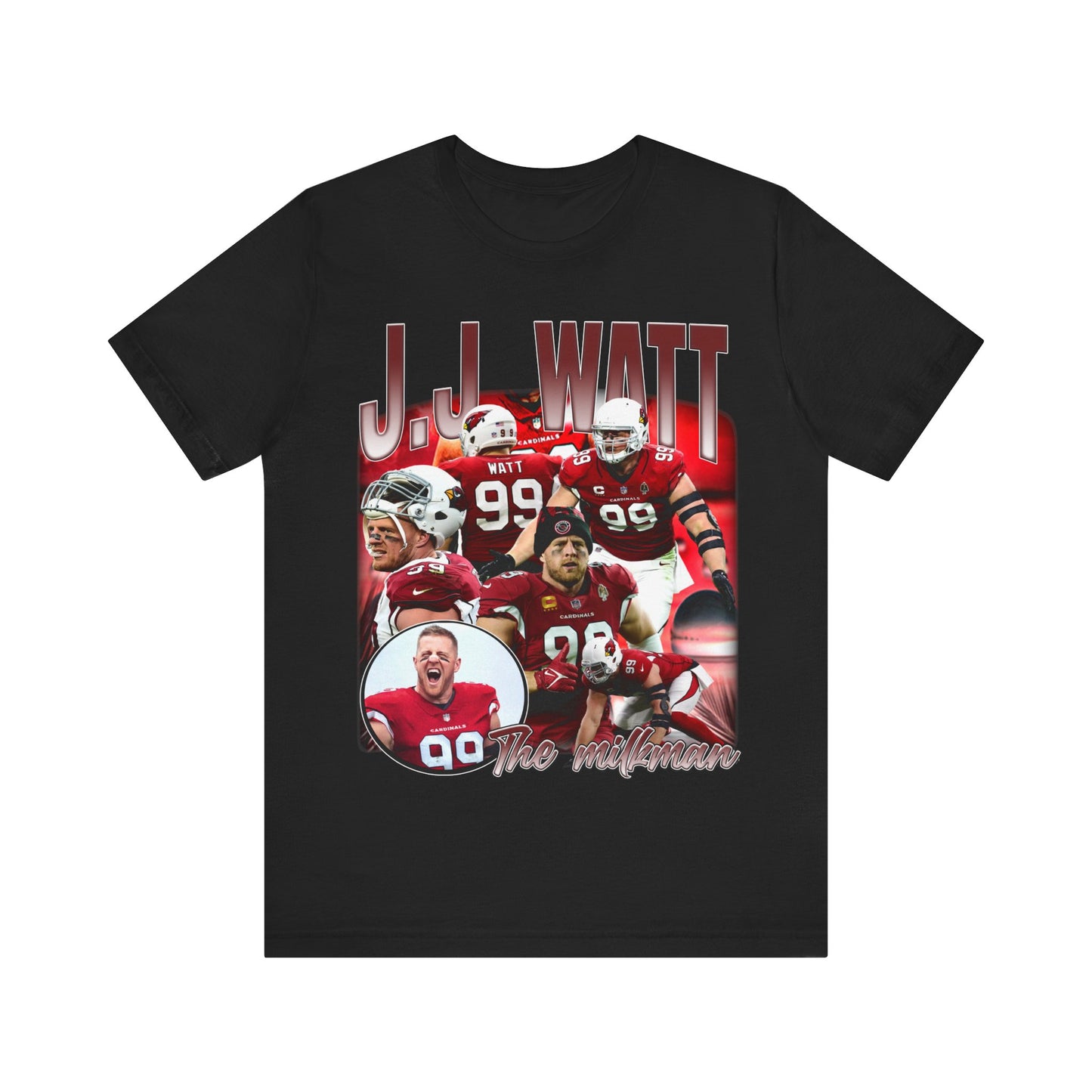 Vintage 90s Football Bootleg Style T-Shirt JJ WATT ARIZONA Unisex Graphic Tee
