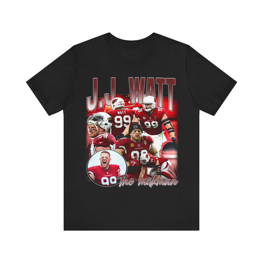 Vintage 90s Football Bootleg Style T-Shirt JJ WATT ARIZONA Unisex Graphic Tee
