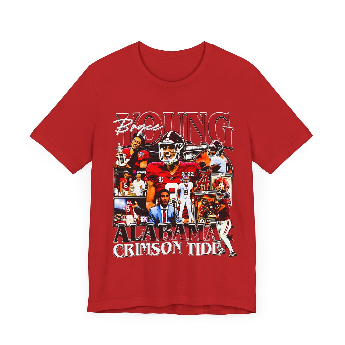Vintage 90s Football Bootleg Style TShirt BRYCE YOUNG Unisex Graphic Tee Shirt