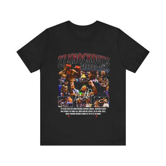 Vintage 90s Bootleg Style T-Shirt, GERVONTA DAVIS Graphic Tee, Retro Fighter Shirt Unisex Graphic Tee Shirt