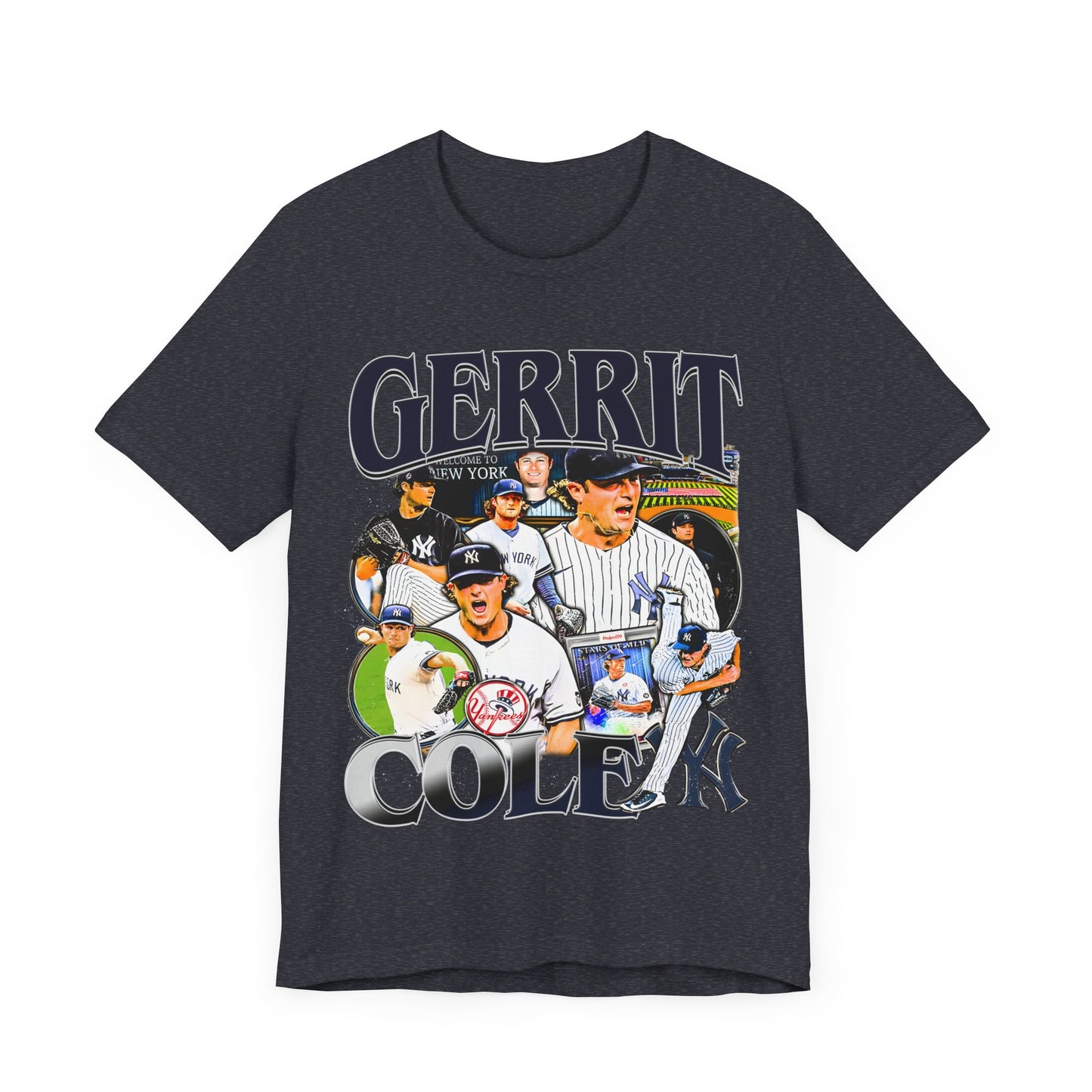 Vintage 90s Baseball Bootleg Style T-Shirt GERRIT COLE Unisex Graphic Tee Shirt