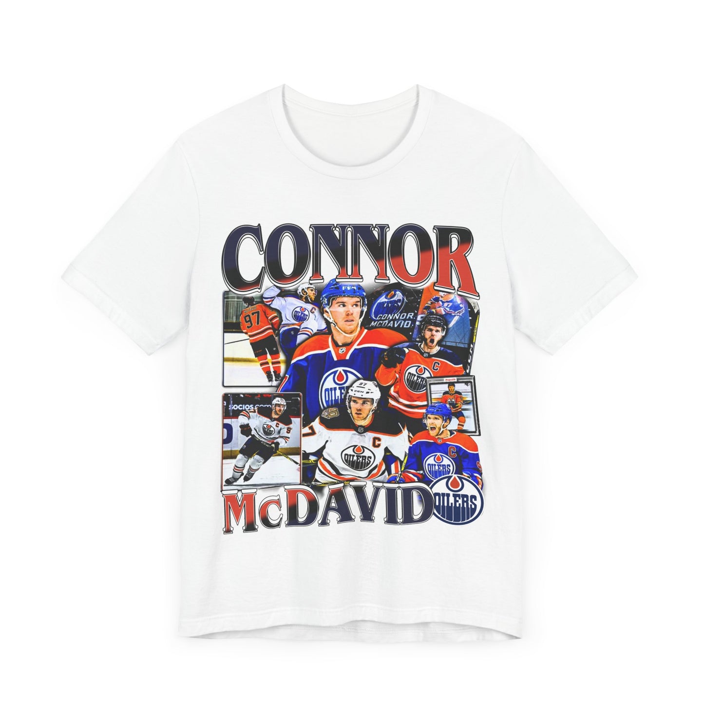 Vintage 90s Hockey Bootleg Style T-Shirt, CONNOR MCDAVID Graphic Tee, Retro Hockey Shirt Unisex Graphic Tee