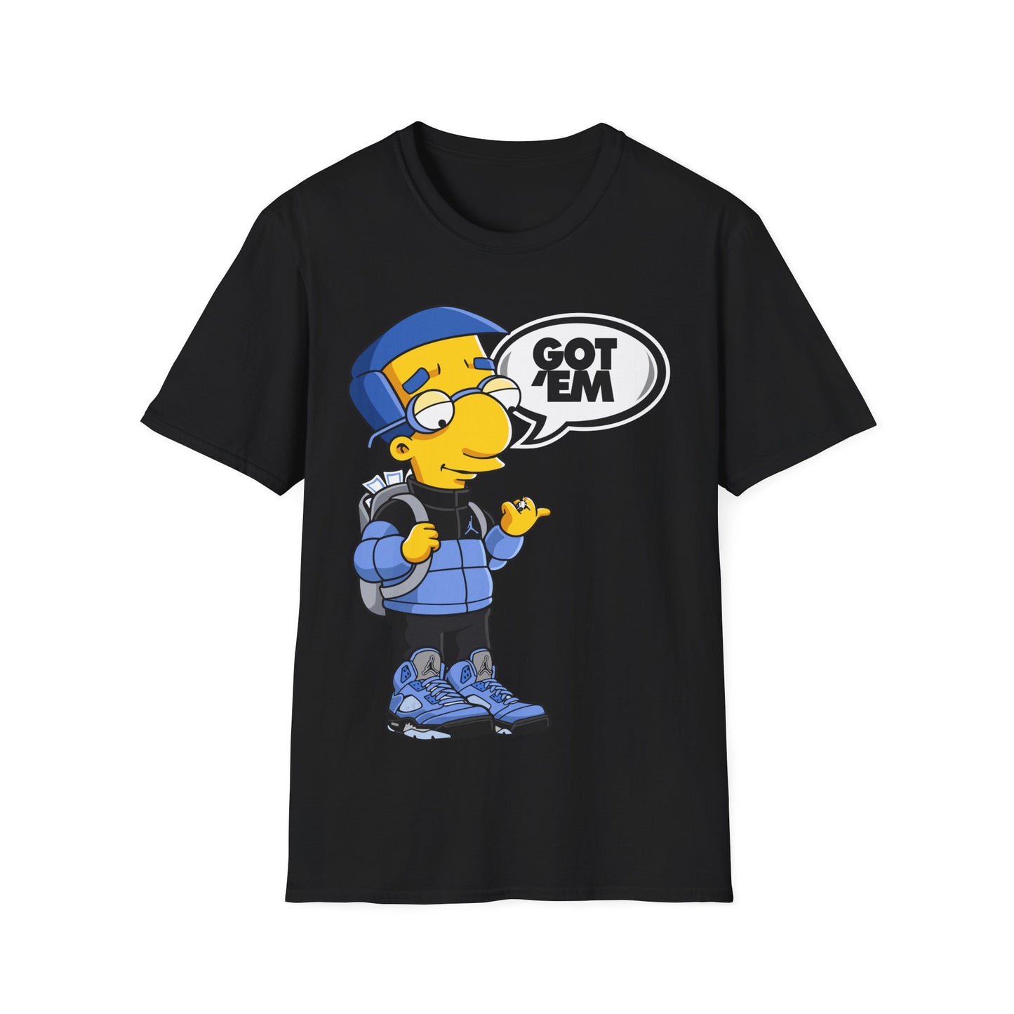 GOT EM BLUE 5 PREMIUM STREETWEAR Unisex Softstyle T-Shirt