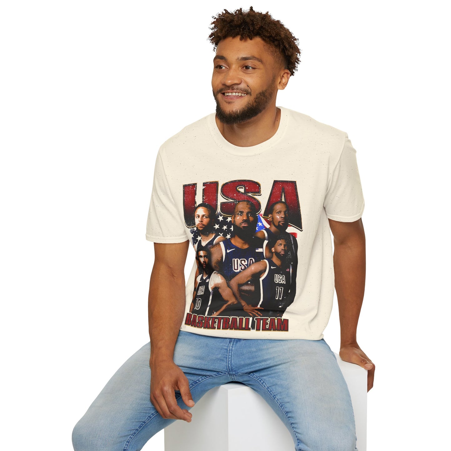 Vintage 90s Basketball Bootleg Style T-Shirt, USA 2024 PARIS Retro Basketball Shirt Unisex Graphic Tee