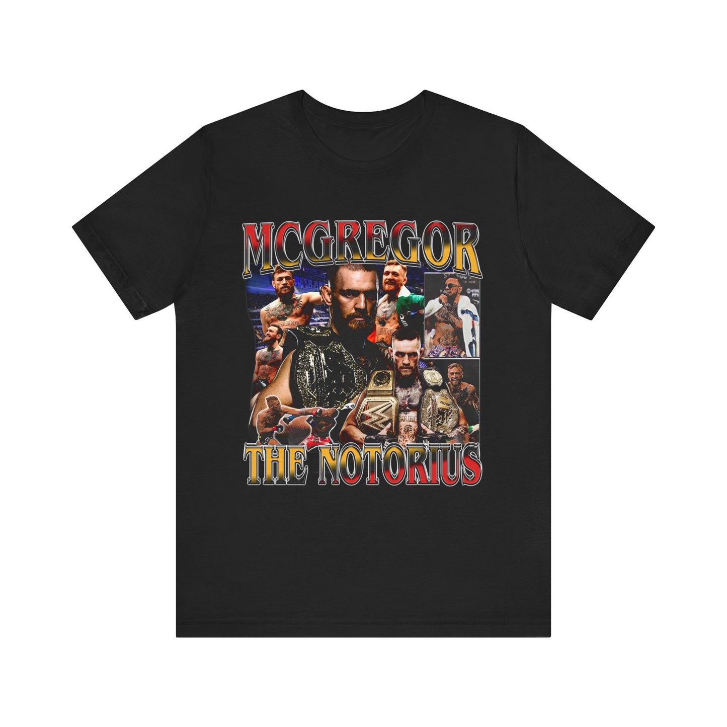 Vintage 90s Bootleg Style T-Shirt, Fighter CONOR MCGREGOR Notorious Retro Vintage Graphic Tee, Retro Fighter Shirt Unisex Graphic Tee Shirt