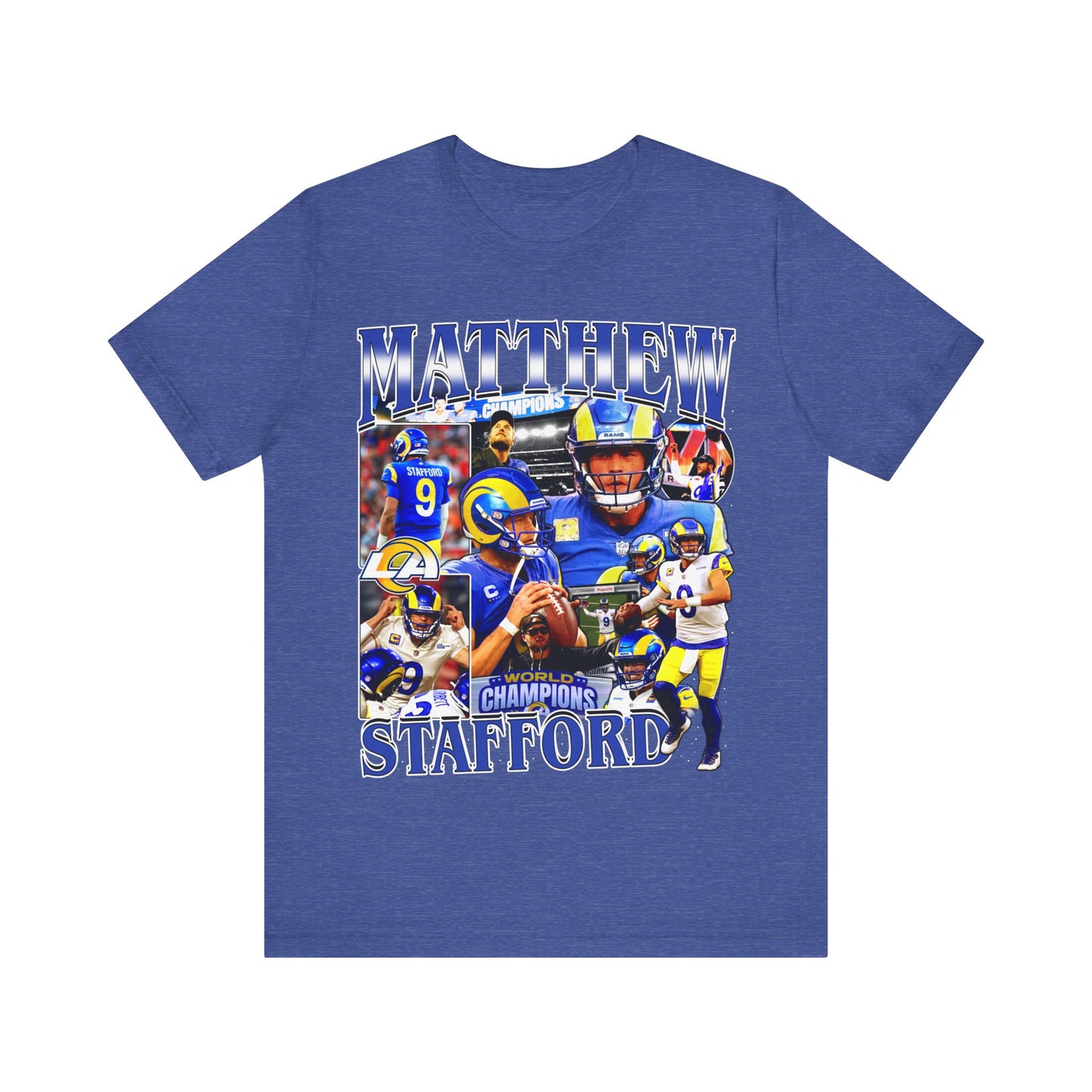 Vintage 90s Football Bootleg Style TShirt MATTHEW STAFFORD Unisex Graphic Tee