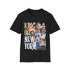 Vintage 90s Basketball Bootleg Style T-Shirt, JALEN BRUNSON KING OF NY Graphic Tee, Retro Basketball Shirt Unisex Graphic Tee