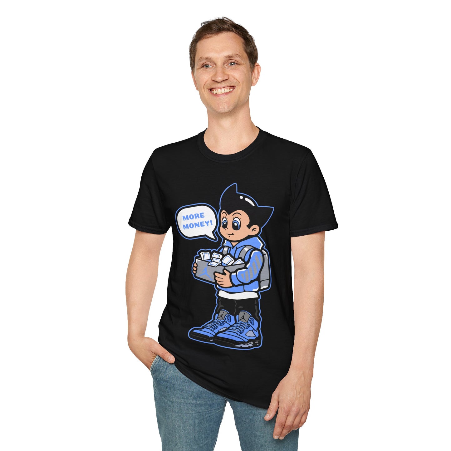 MORE MONEY PREMIUM STREETWEAR Unisex Softstyle T-Shirt