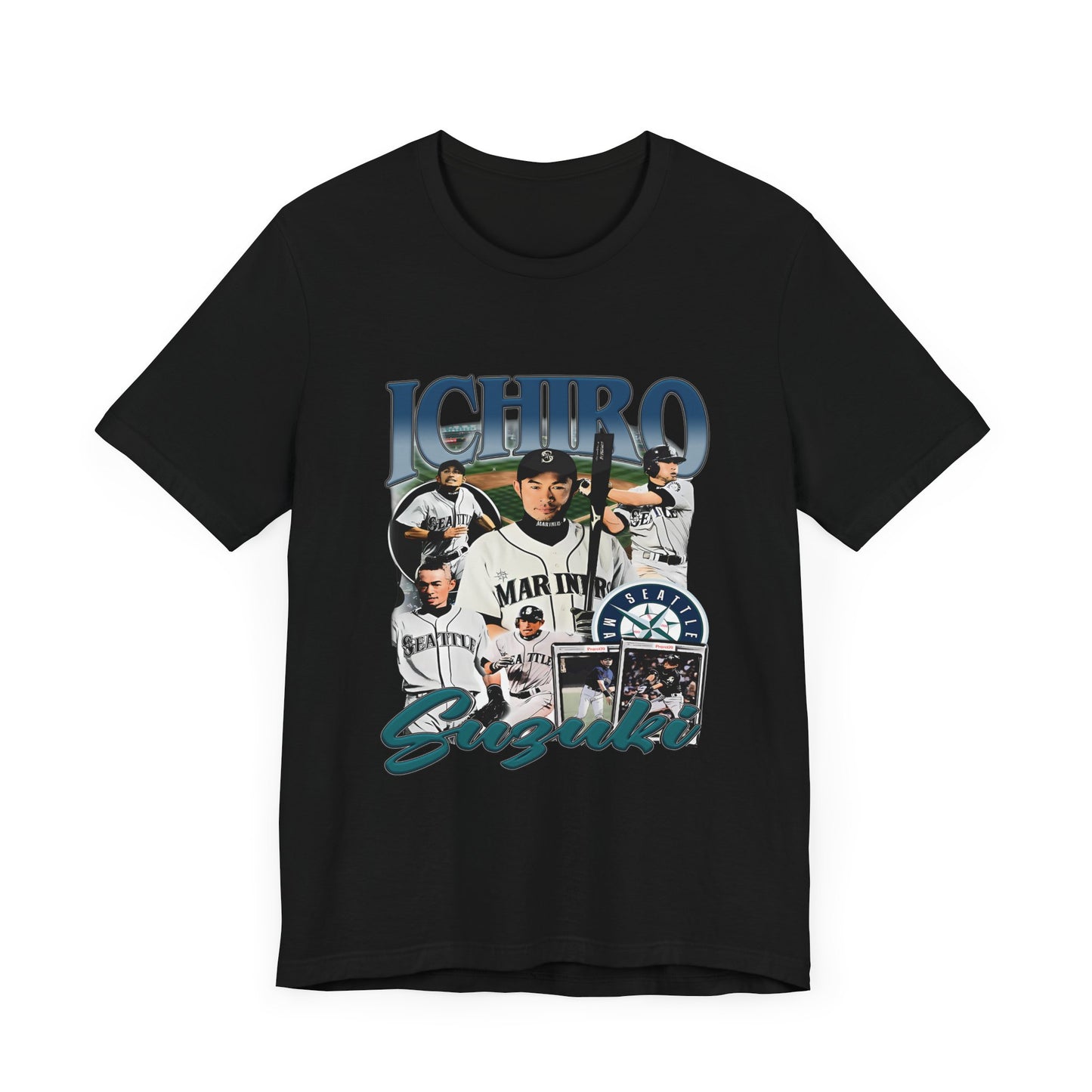 Vintage 90s Baseball Bootleg Style T-Shirt, ICHIRO SUZUKI Unisex Tee Shirt