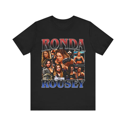 Vintage 90s Fighter Bootleg Style TShirt RONDA ROUSEY Retro Unisex Graphic Tee